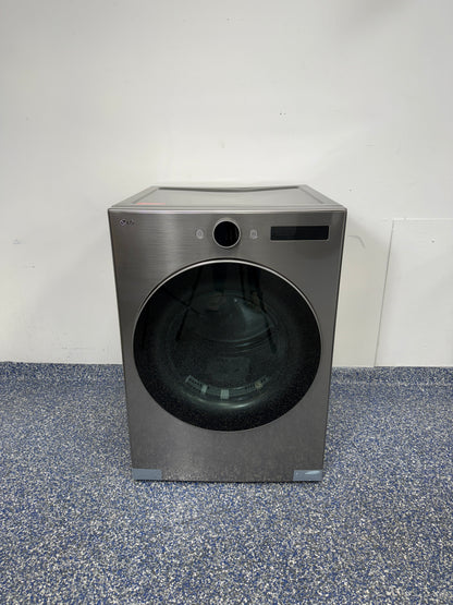 DLEX5500V | 7.4 Cu.Ft. LG Stackable Smart Electric Dryer with 11 Cycles, TurboSteam, AI Assist, Wrinkle Care, Sensor Dry, Digital Dial Control, and ThinQ App Connectivity at the Best Scratch and Dent Appliance Store in Kansas City Area