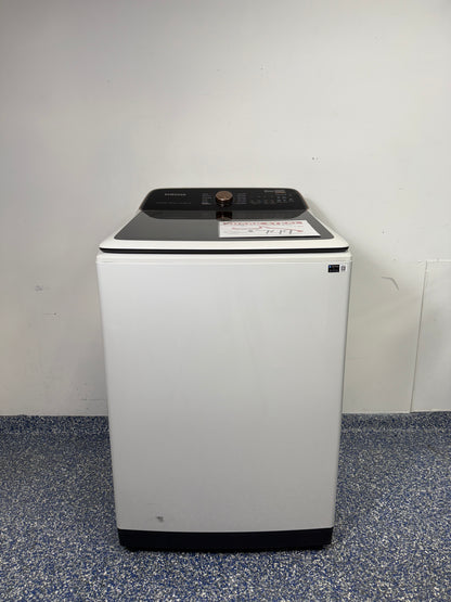 5.5 Cu.Ft. Top Load SAMSUNG Washing Machine with High Efficiency Operation, Large Capacity, and 12 Cycles, Including Super Speed Wash at Appliance Shark Discount Appliance Store in Overland Park, Kansas