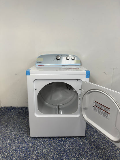 7.0 Cu.Ft. WHIRLPOOL Electric Dryer with Interior Light, Stainless Steel Drum, and Reversible Door at Appliance Shark Scratch and Dent Store in Overland Park, Kansas
