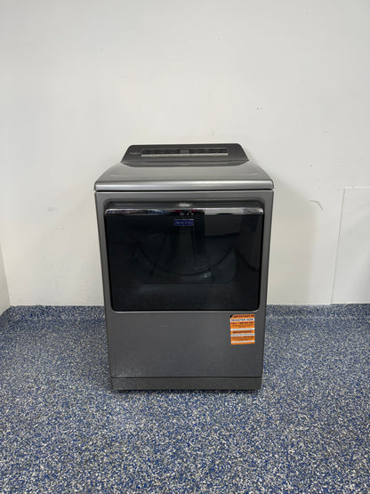 7.4 Cu.Ft. WHIRLPOOL Smart Capable Electric Dryer with Large Capacity, Moisture Sense, EcoBoost, Wrinkle Shield Plus, and Hamper Door at the Best Scratch and Dent Discount Appliance Store in KC Metro