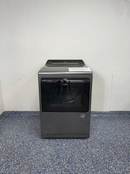 7.4 Cu.Ft. Whirlpool Electric Dryer with Advanced Moisture Sensing, EcoBoost and Static Reduce Options, Sanitize, Steam, and Quick Dry Cycles, and Dryer Rack at Scratch & Dent Appliance Store in Overland Park, Kansas