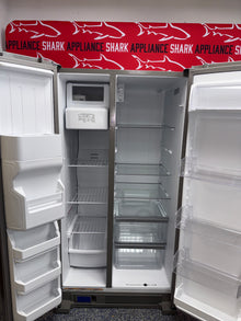 Scratch-dent WHIRLPOOL side-by-side refrigerator at Appliance Shark. Kansas City’s best refrigerator store.