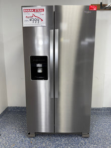24.6 Cu.Ft. WHIRLPOOL Side-by-Side Refrigerator with External Dispenser, Adaptive Defrost, and Fingerprint Resistant Finish at the Best Discount Appliance Store in KC Area