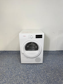 3.9 Cu.Ft. BOSCH 300 Series Electric Stackable and Ventless Dryer with Condenser Technology, 67 dbA Operation, Wrinkle Block, and Allergy Plus/Hygiene Cycles at Appliance Shark Discount Appliance Store in Overland Park, Kansas