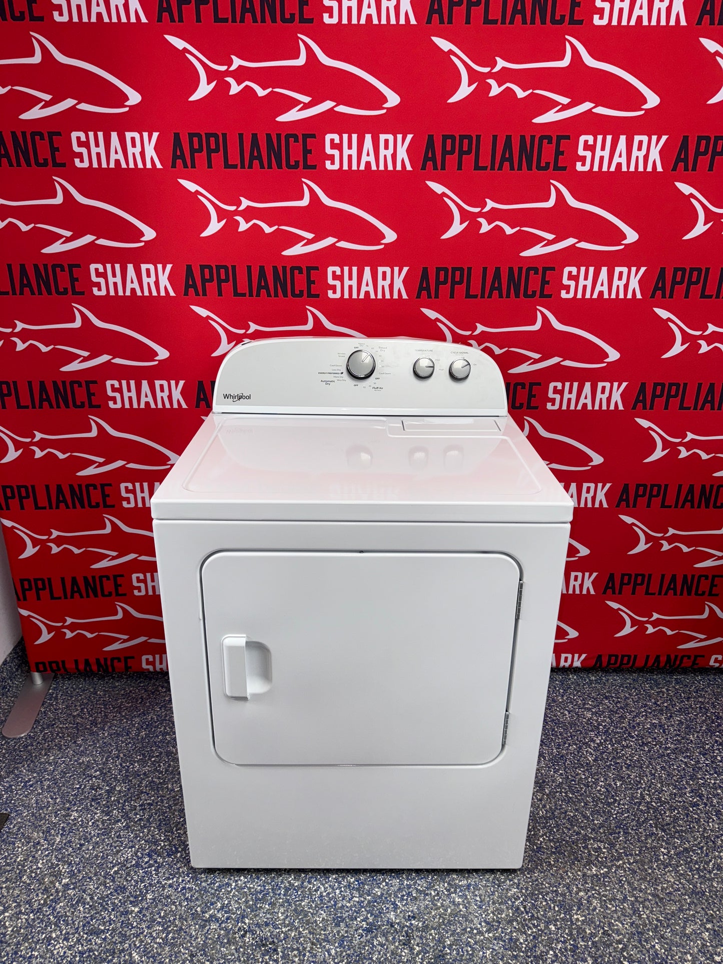 Discount WHIRLPOOL electric dryer at Appliance Shark. Overland Park, KS’s premier scratch-dent appliance store.