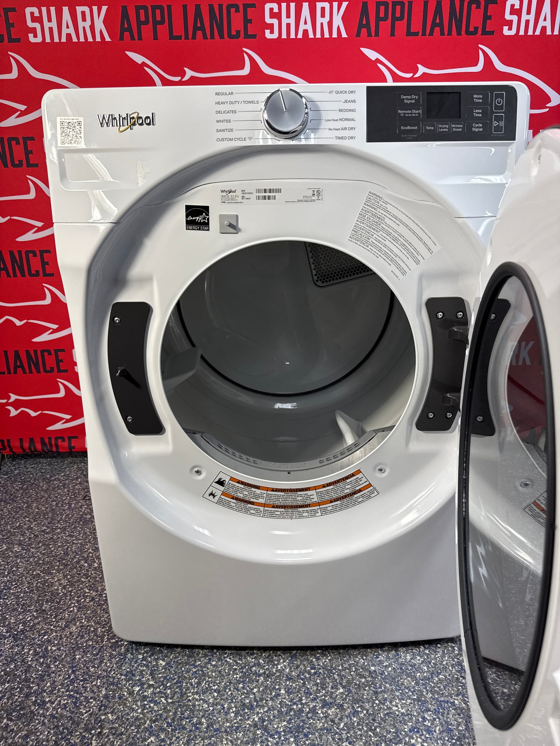 Shop WHIRLPOOL smart electric dryer deals at Appliance Shark. Overland Park, KS's premier scratch-dent appliance store.