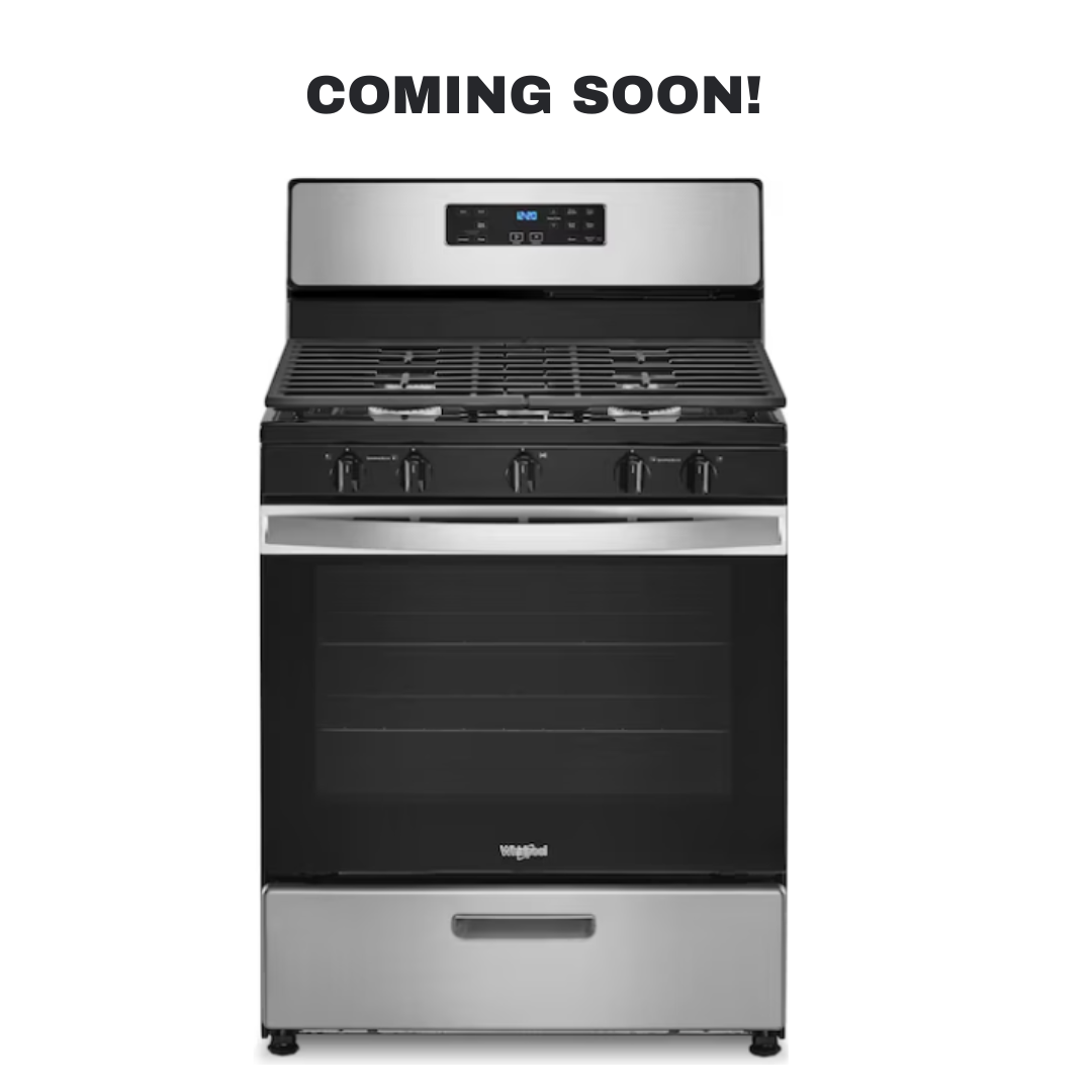 Scratch-dent WHIRLPOOL gas range at Appliance Shark. Kansas City’s best appliance store.