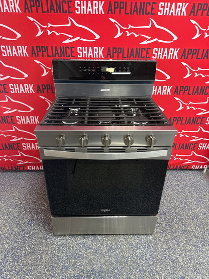Scratch-dent WHIRLPOOL gas range at Appliance Shark. Kansas City’s best appliance store.