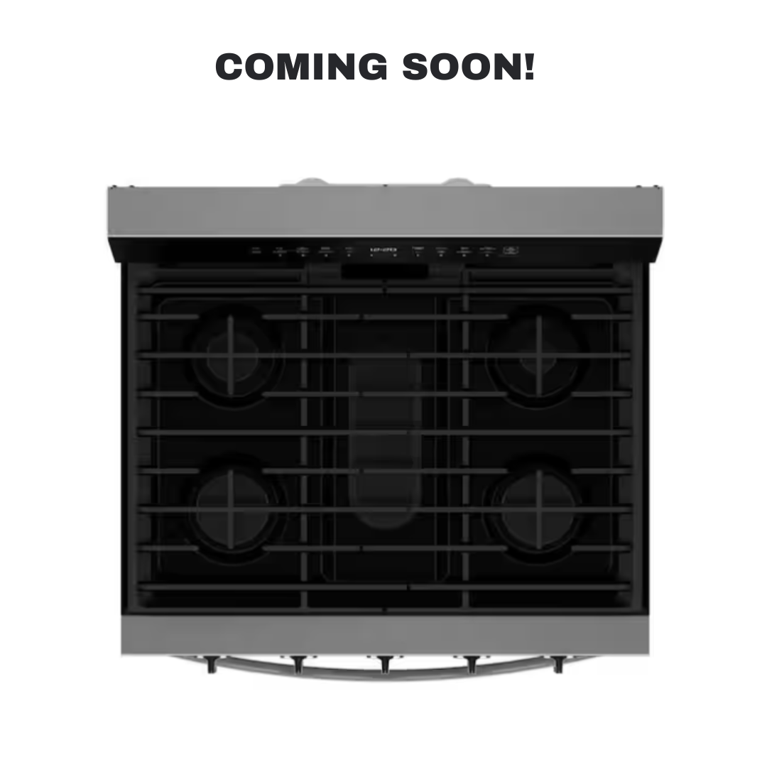 Whirlpool-WFGS7530RZ-Gas-Range-Outlet-DealsScratch-dent WHIRLPOOL gas range at Appliance Shark. Kansas City’s best appliance store.