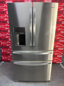Discount WHIRLPOOL 4-door refrigerator at Appliance Shark. Overland Park, KS’s premier scratch-dent appliance store.