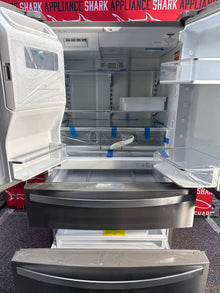 Scratch-dent WHIRLPOOL French door refrigerator at Appliance Shark. Kansas City’s best appliance store.