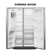 Scratch-dent WHIRLPOOL side by side refrigerator at Appliance Shark. Kansas City’s best appliance store.