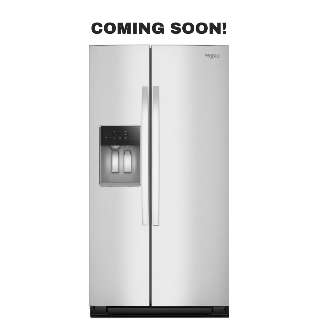 Discount WHIRLPOOL side by side refrigerator at Appliance Shark. Overland Park, KS’s premier scratch-dent appliance store.