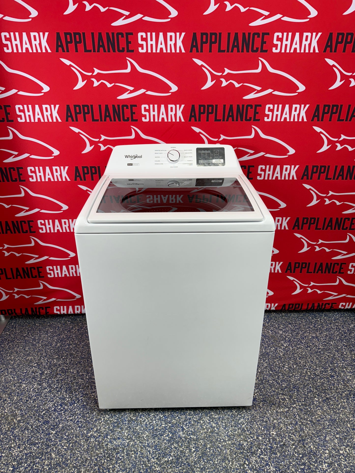 Discount WHIRLPOOL top load washer at Appliance Shark. Overland Park, KS’s premier scratch-dent appliance store.