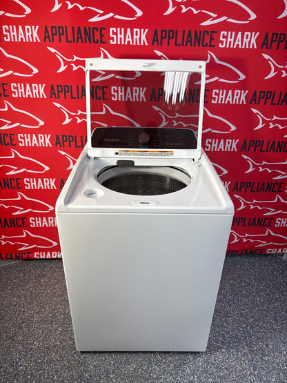 Scratch-dent Whirlpool top load washer at Appliance Shark. Kansas City's best scratch-dent appliance store.