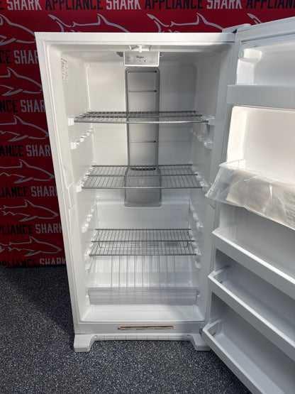 Scratch-dent WHIRLPOOL upright freezer at Appliance Shark. Kansas City's best appliance store.