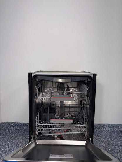 Touch controls on BOSCH SHX78CC5UC dishwasher with recessed handle, scratch and dent special in Kansas City.