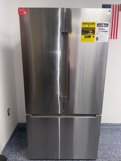 BOSCH B36CT81ENS front view stainless finish refrigerator Kansas City kitchen