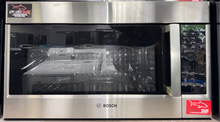 The BOSCH HMV8054U microwave from the front, highlighting its Sensor Cooking technology and a great deal in Kansas.