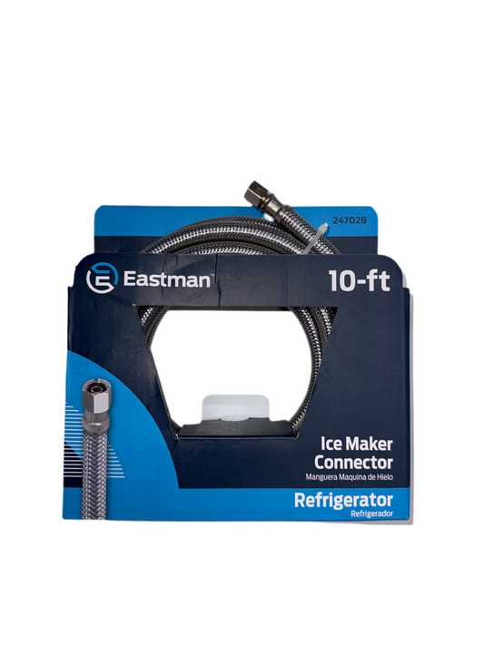 The EASTMAN 48360 hose, emphasizing its certified lead-free material, available at Appliance Shark.