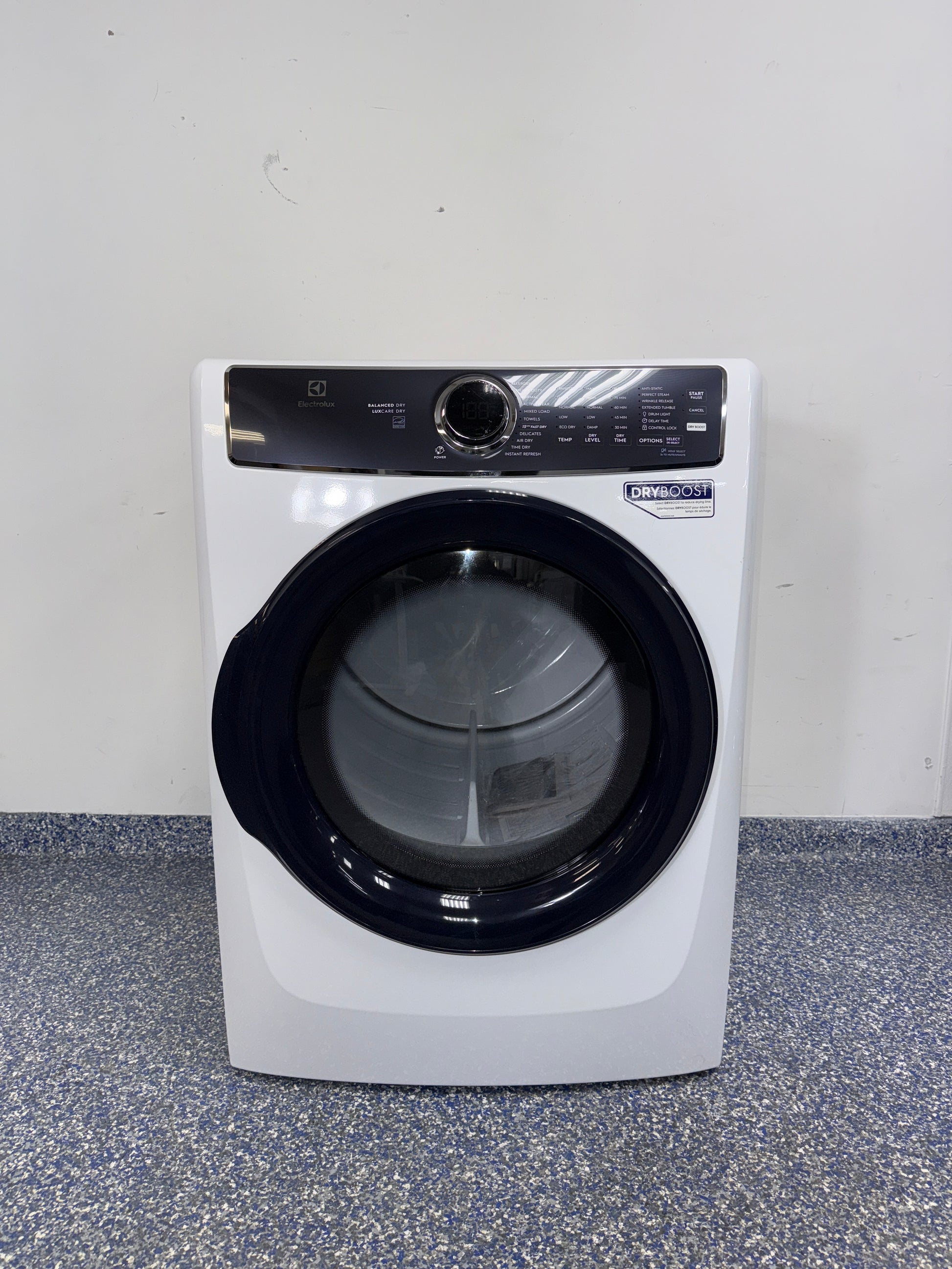 ELECTROLUX ELFE7626BW0 electric dryer front view in Overland Park Kansas City