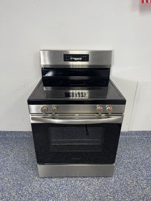 Front view of the FRIGIDAIRE FCRE306LAF electric range available in Overland Park near Kansas City.