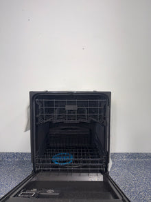 A front view of the FRIGIDAIRE GDPH4525AF dishwasher, highlighting its stainless steel tub, ready for installation in a Kansas City kitchen.