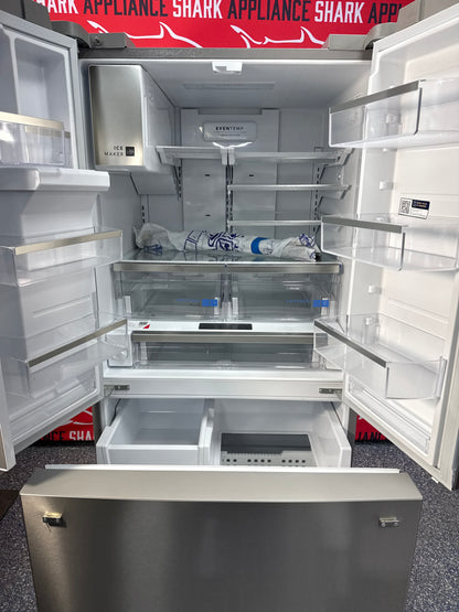 FRIGIDAIRE GRFS2853AF French door refrigerator exterior water and ice dispenser in Overland Park near Kansas City