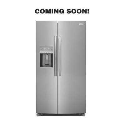 FRIGIDAIRE GRSC2352AF counter-depth side-by-side refrigerator front view in Overland Park near Kansas City