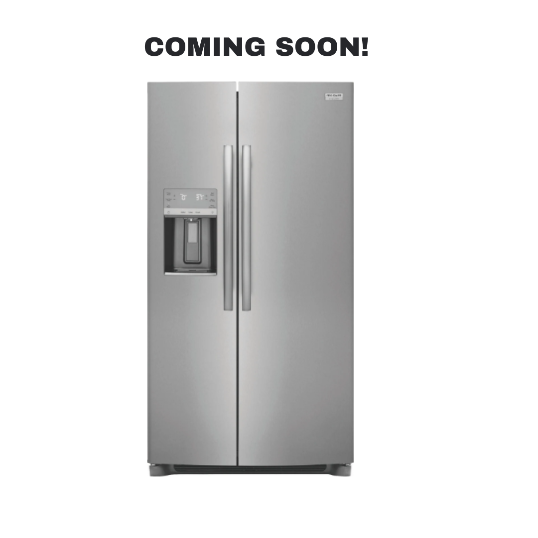 FRIGIDAIRE GRSS2652AF side-by-side refrigerator front view in Overland Park near Kansas City