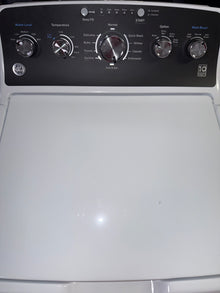 A view of the control panel on the GE GTW485ASW0WB, showing the Deep Fill option, for sale in Kansas.