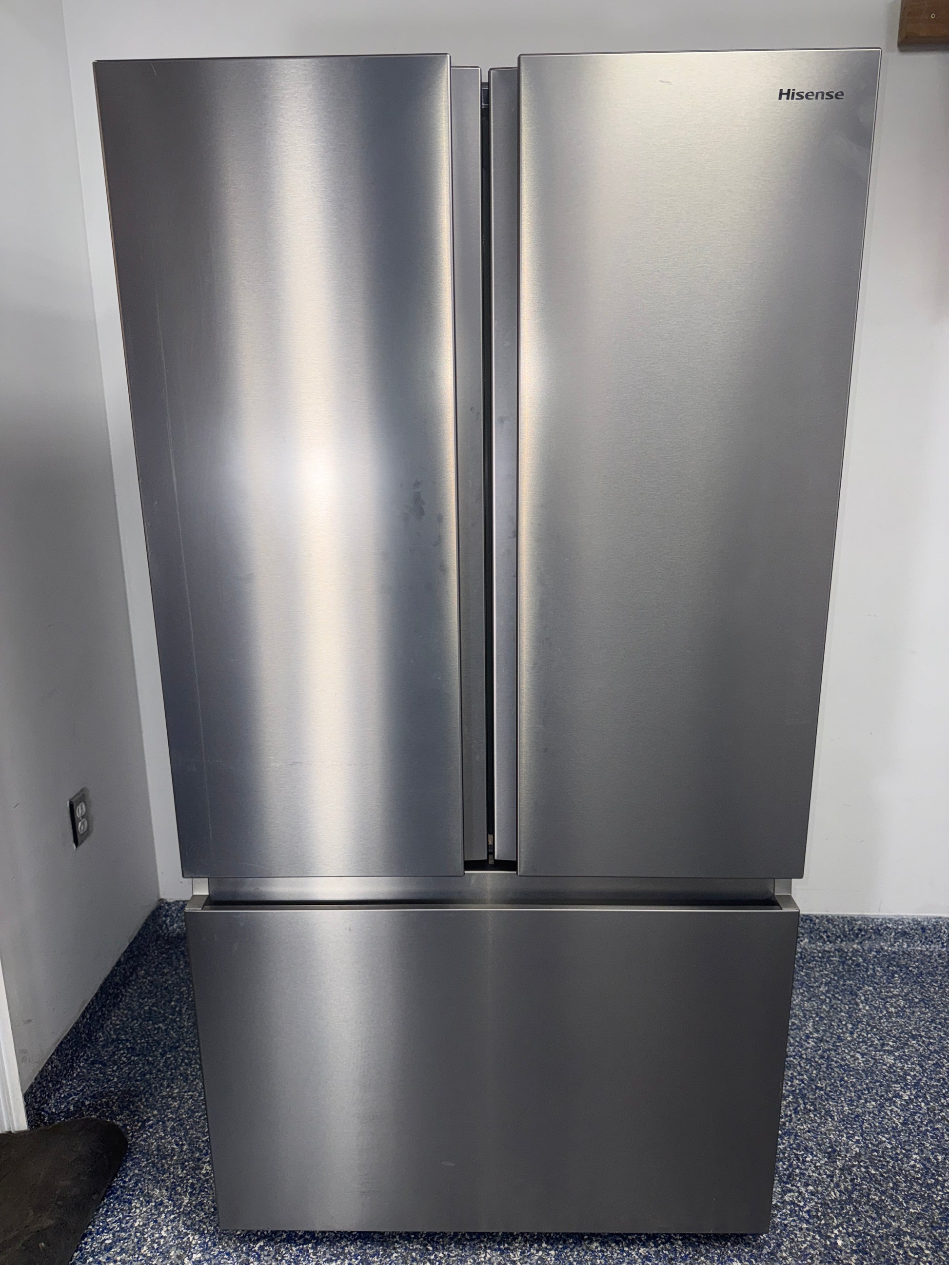 HISENSE HRF266N6CSE1 French door refrigerator in Overland Park Kansas City area