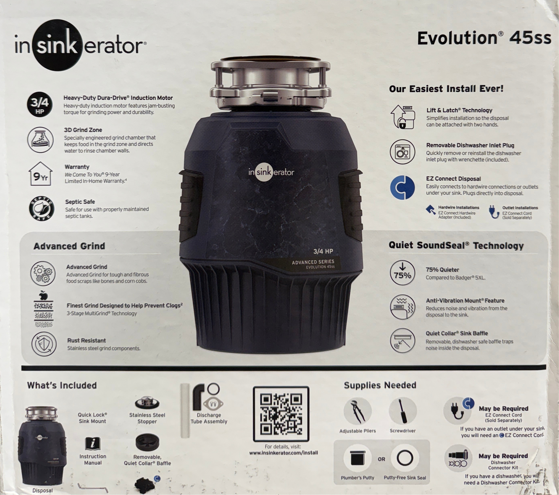 The compact size of the InSinkErator Badger 5XP garbage disposal, an ideal appliance for homes in Overland Park.