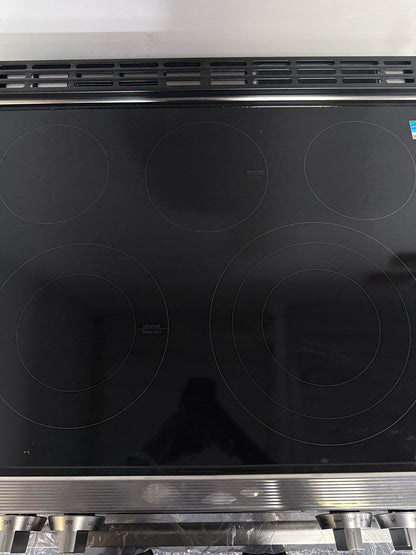 The LG 6.3 cu. ft. slide-in electric range, model LSEL6335XE, available at Appliance Shark.