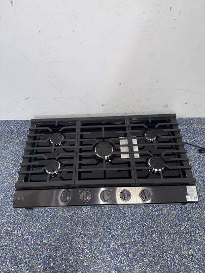 LG CBGJ3623D gas built-in cooktop installed in Overland Park Kansas City area