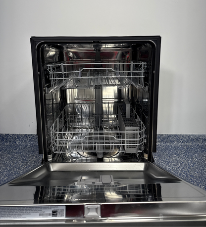 Scratch & dent LG LDFC2423V dishwasher displayed at Appliance Shark in Overland Park with sleek stainless steel design.