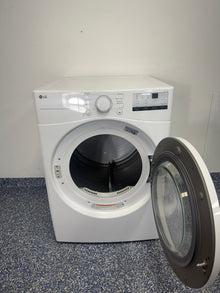 LG DLE3400W Sensor Dry™ control panel close-up Kansas City home