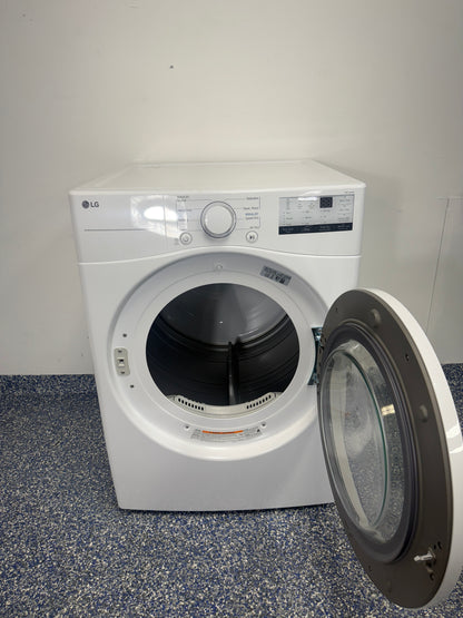 LG DLE3400W Sensor Dry™ control panel close-up Kansas City home