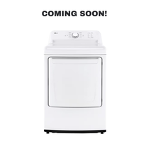 LG DLE6100W electric dryer front view in Overland Park near Kansas City