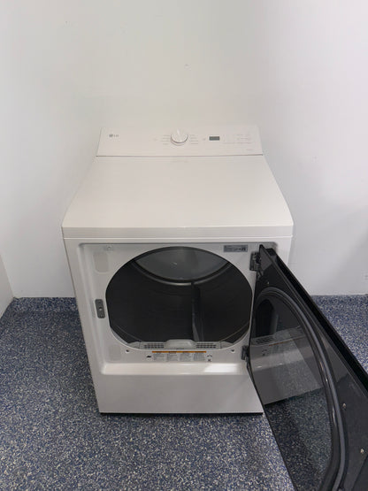 Control panel of the LG DLE8200W dryer in the Kansas City Metro area.