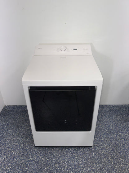 Front view of the LG DLE8200W dryer available in Overland Park near Kansas City.