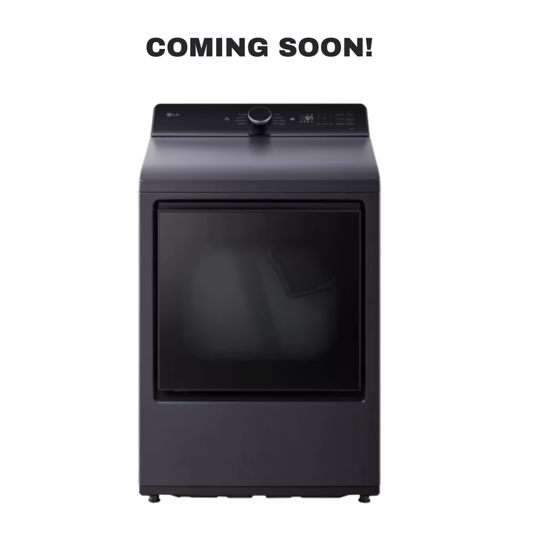 LG DLE8400BE electric dryer front view in Overland Park Kansas City