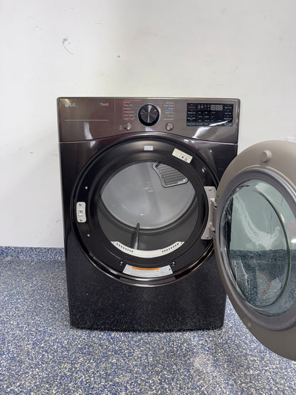 LG DLEX4080B electric dryer angled view in Overland Park Kansas City