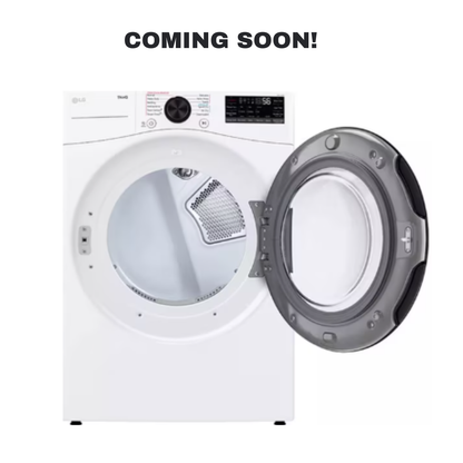 LG DLEX4080W electric dryer angled view in Overland Park Kansas City