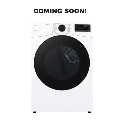 LG DLEX4080W electric dryer front view in Overland Park Kansas City