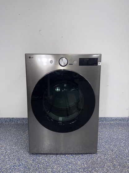 LG DLEX5800V electric dryer front view in Overland Park near Kansas City
