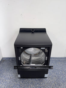 LG DLEX6500B electric dryer angled view in Overland Park Kansas City