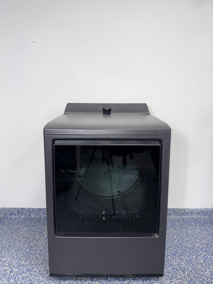 The LG DLG8401BE gas dryer from the front, highlighting its smart technology and a great deal in Kansas.