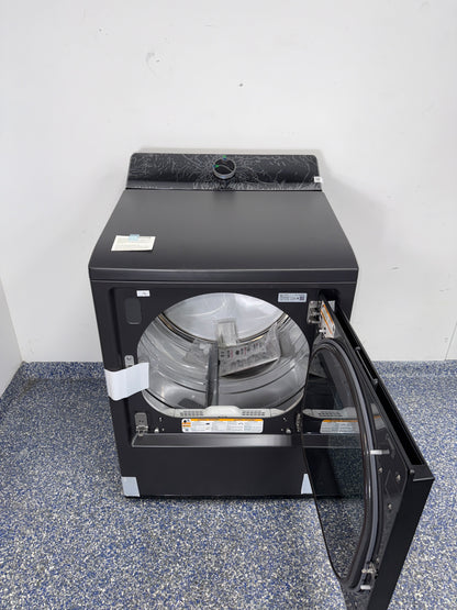 LG DLGX8601BE gas dryer angled view in Overland Park Kansas City