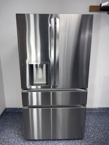 LG LF25G8330S front view smart counter-depth refrigerator stainless finish Kansas City kitchen